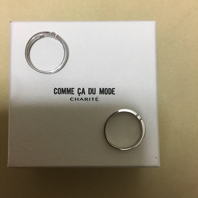 COMME CA DU MODE(コムサデモード)のひでぶ様専用です。 レディースのアクセサリー(リング(指輪))の商品写真