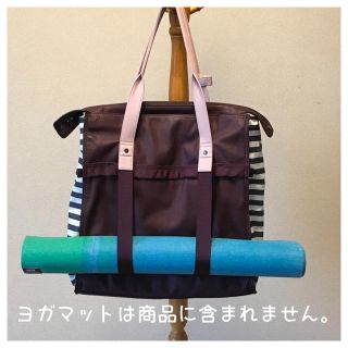 ルルレモン(lululemon)の【美品】lululemon  ルルレモン トートバッグ ボルドー色(ヨガ)