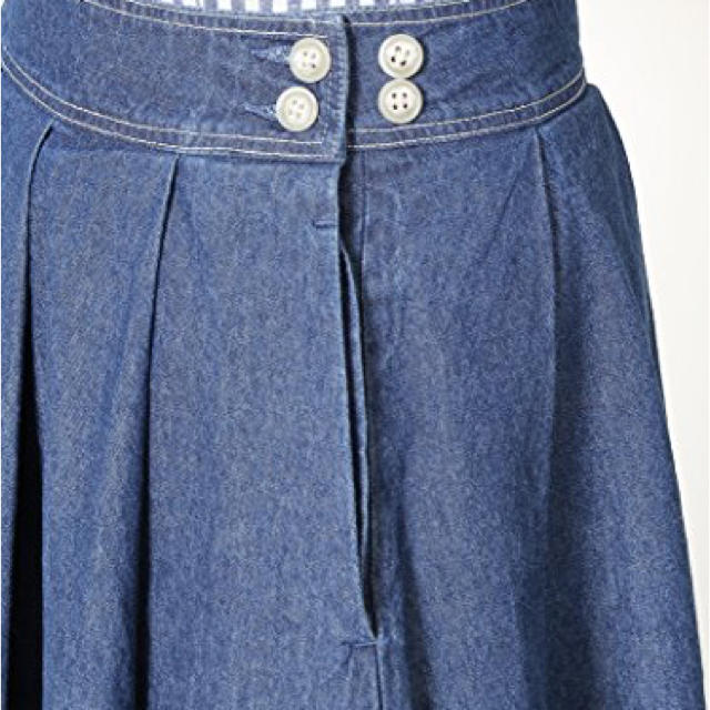coen(コーエン)のライトデニムタックロングスカート  レディースのスカート(ロングスカート)の商品写真