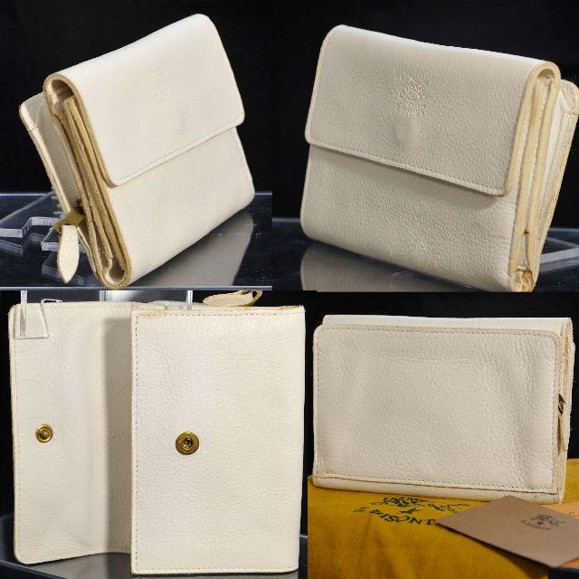 IL BISONTE - いと様専用☆新品☆ILBISONTE 白革二つ折り財布 IL BISONTE - いと様専用☆新品☆ILBISONTE 白革二つ折り財布