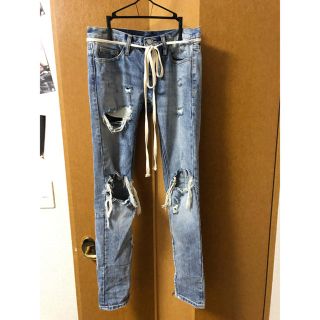 フィアオブゴッド(FEAR OF GOD)のニケ様専用 mnml 15oz ダメージデニム(デニム/ジーンズ)