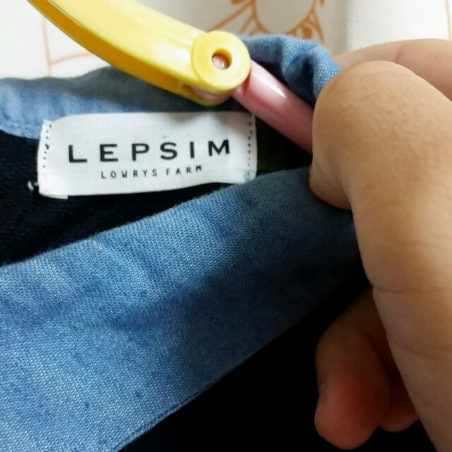 LEPSIM(レプシィム)の重ね着風切り替えカットソー レディースのトップス(カットソー(長袖/七分))の商品写真