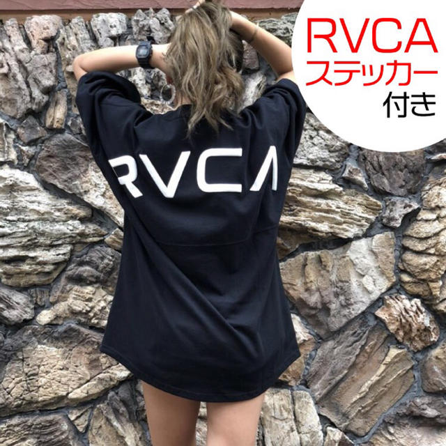 ステッカー付き ルーカ ARCH RVCA ビッグシルエット ブラックS