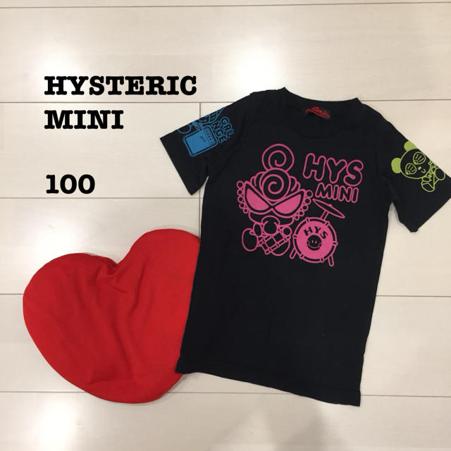 HYSTERIC MINI(ヒステリックミニ)のヒスミニ Tシャツ 100 美品 キッズ/ベビー/マタニティのキッズ服女の子用(90cm~)(Tシャツ/カットソー)の商品写真