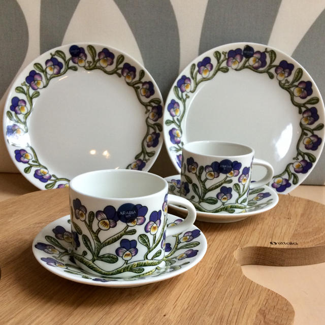 ARABIA - 新品 ペアセット ARABIA ケトオルヴォッキ カップ ARABIA - 新品 ペアセット ARABIA ケトオルヴォッキ カップ