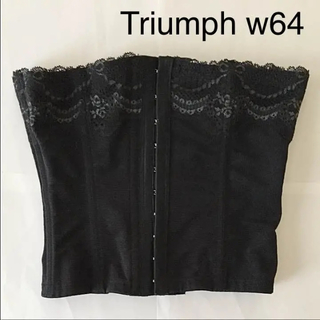 トリンプ(Triumph)の美品 Triumphトリンプ ウエストニッパー W64 黒(その他)