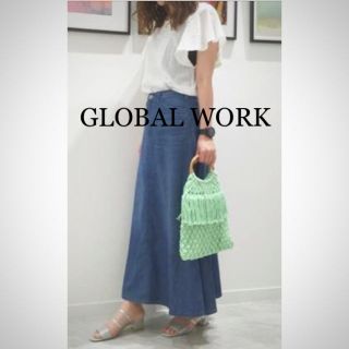 グローバルワーク(GLOBAL WORK)の新品☆GLOBAL WORK☆バンブーマクラメバッグ(ハンドバッグ)