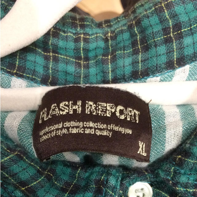 半袖シャツ XL グリーン メンズのトップス(Tシャツ/カットソー(半袖/袖なし))の商品写真