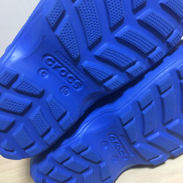 crocs(クロックス)のれりげ様専用 crocsクロックス長靴 サイズ10 キッズ/ベビー/マタニティのキッズ靴/シューズ(15cm~)(長靴/レインシューズ)の商品写真