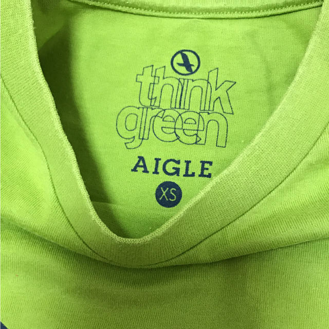 AIGLE(エーグル)の【AIGLE】エーグルロゴTシャツ ユニセックスXSサイズ レディースのトップス(Tシャツ(半袖/袖なし))の商品写真