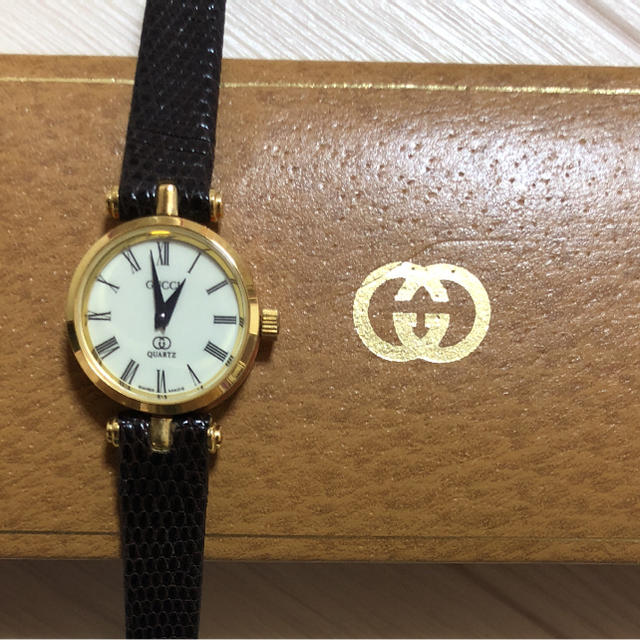 GUCCI - 確実正規品!GUCCI オールドグッチ 腕時計 レディースの GUCCI - 確実正規品!GUCCI オールドグッチ 腕時計 レディースの