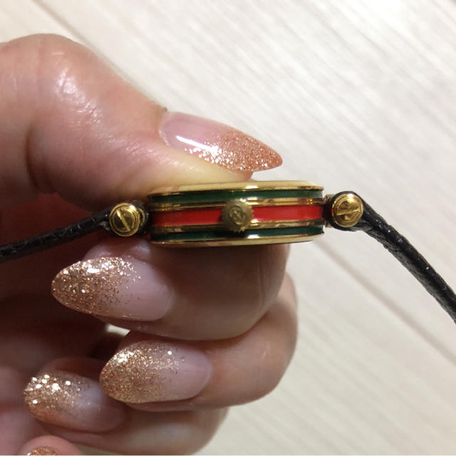 GUCCI - 確実正規品!GUCCI オールドグッチ 腕時計 レディースの GUCCI - 確実正規品!GUCCI オールドグッチ 腕時計 レディースの