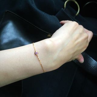 カルティエ(Cartier)のカルティエブレスレット ピンクゴールド✖️ピンクサファイア(ブレスレット/バングル)