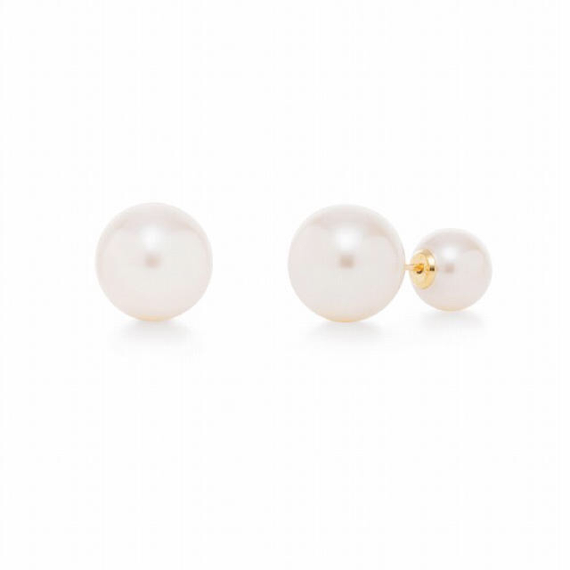 AHKAH - AHKAH アーカー ペルレ ピアス パール キャッチ ダブル の通販