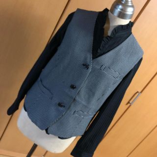 レディース  事務服 ベスト ブラウス 3点セット(スーツ)