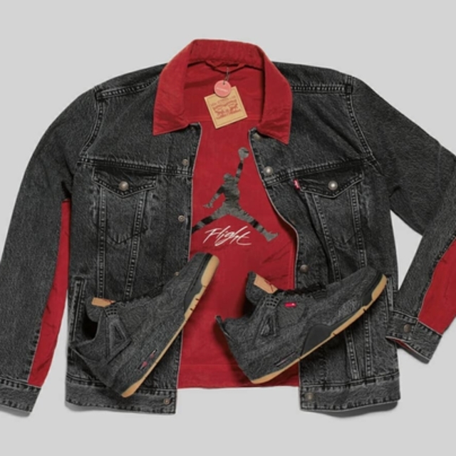 NIKE - LEVI'S×JORDAN REVERSIBLE TRUCKER JACKET の通販 by ...