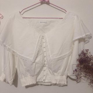 ナチュラルクチュール(natural couture)のnatural couture ビックカラーブラウス(シャツ/ブラウス(半袖/袖なし))