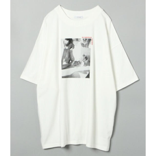 JEANASIS(ジーナシス)のJEANASIS ビッグ Tシャツ 白T レディースのトップス(Tシャツ(半袖/袖なし))の商品写真