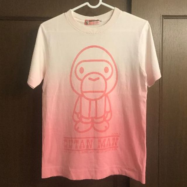 A BATHING APE(アベイシングエイプ)のA BATHING APE メンズXS Tシャツ ピンク アベイシングエイプ メンズのトップス(Tシャツ/カットソー(半袖/袖なし))の商品写真