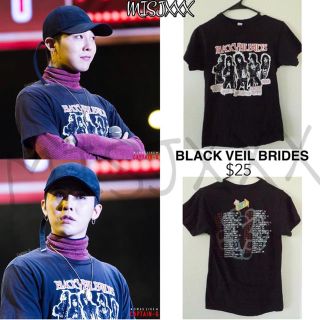 ピースマイナスワン(PEACEMINUSONE)のblack veil brides tee g-dragon着用 ぽんりさ様専用(Tシャツ/カットソー(半袖/袖なし))