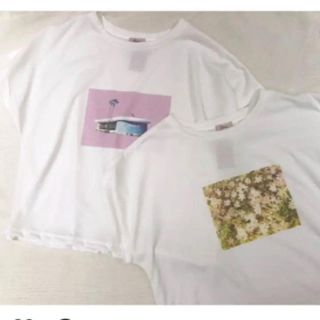 フラワー プリントtシャツ Tシャツ レディース 半袖 の通販 4点 Flowerのレディースを買うならラクマ