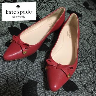 ケイトスペードニューヨーク(kate spade new york)のkate spade new york Emma ローヒールリボンパンプス(スリッポン/モカシン)