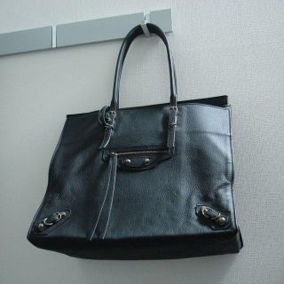 バレンシアガ(Balenciaga)のBALENCIAGA 271470 PAPIER BLACK ペーパー トート(トートバッグ)