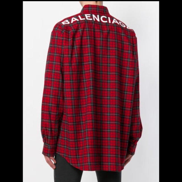 高価値】 Balenciaga バレンシアガ チェックシャツ 18SS BALENCIAGA