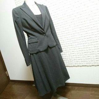 ラルフローレン(Ralph Lauren)の【ラルフローレン】美スタイル ワンピース スーツ size11号 グレー(スーツ)