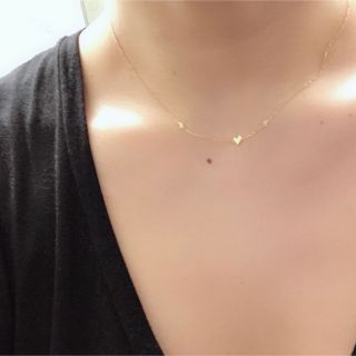 アーカー ♡シャボンハートネックレス　18k