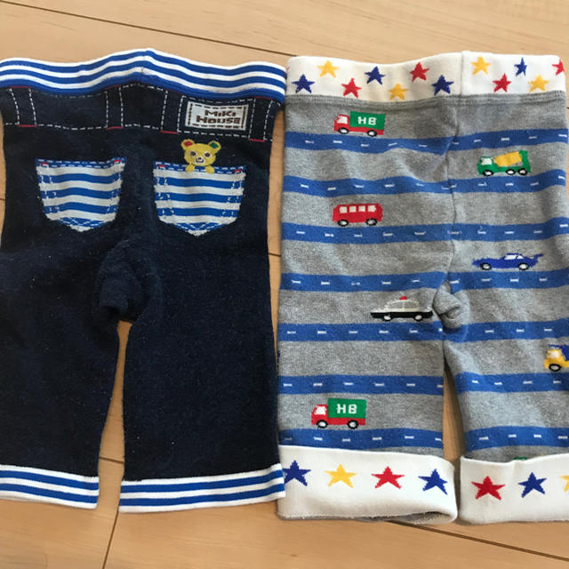 mikihouse(ミキハウス)の【100】ミキハウス スパッツ 2枚セット キッズ/ベビー/マタニティのキッズ服男の子用(90cm~)(パンツ/スパッツ)の商品写真