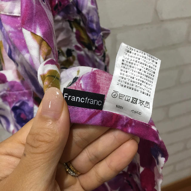 Francfranc(フランフラン)のfranc franc フランフラン エプロン インテリア/住まい/日用品のキッチン/食器(収納/キッチン雑貨)の商品写真