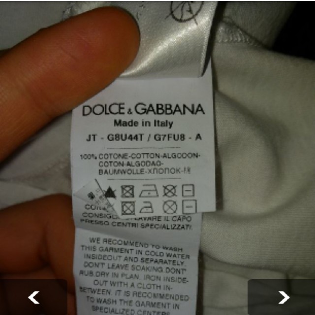 DOLCE&GABBANA - Dolce&gabbana ドルガバ Tシャツ 46サイズ 未使用に