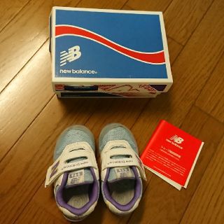 ニューバランス(New Balance)の5/8まで☆かのあ様専用です☆ニューバランス☆パープルスニーカー13.5センチ(スニーカー)