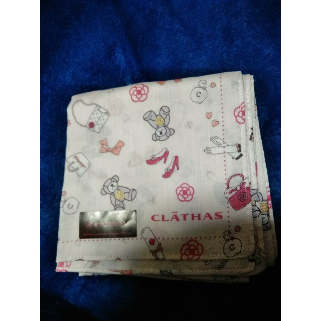 CLATHAS(クレイサス)のありす様専用　クレイサス新品大判ハンカチ レディースのファッション小物(ハンカチ)の商品写真