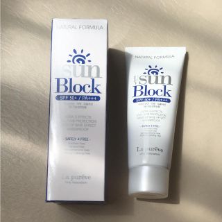 日焼け止め lapureve SUN BLOCK 韓国コスメ 日焼けどめ(日焼け止め/サンオイル)