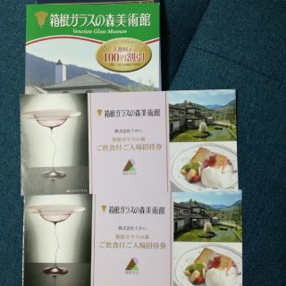 専用　箱根ガラスの森美術館　ご飲食付ご入場券(美術館/博物館)