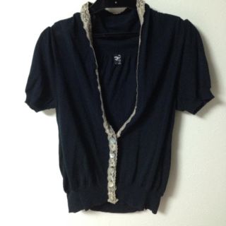 アズノゥアズ(AS KNOW AS)のカーディガン 半袖(カーディガン)