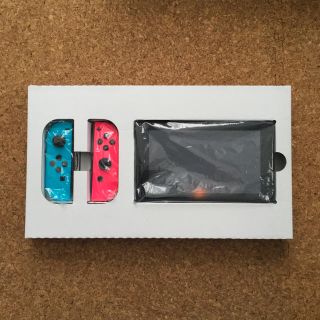 ニンテンドースイッチ(Nintendo Switch)のNINTENDO SWITCH 本体 ネオンブルー レッド 美品(携帯用ゲーム機本体)