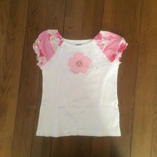 ジンボリー(GYMBOREE)のジンボリー お花 キラキラ Tシャツ(Tシャツ/カットソー)