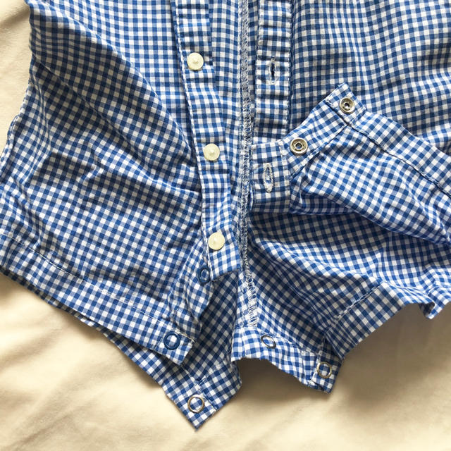 Ralph Lauren(ラルフローレン)の♡ラルフ・ローレンベビー服♡3M♡チェックシャツカバーオール キッズ/ベビー/マタニティのベビー服(~85cm)(カバーオール)の商品写真