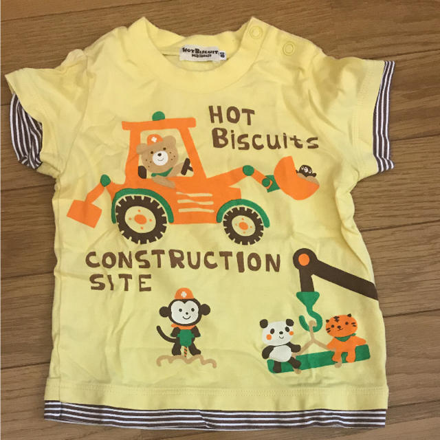 HOT BISCUITS(ホットビスケッツ)のミキハウス Tシャツ キッズ/ベビー/マタニティのベビー服(~85cm)(Ｔシャツ)の商品写真