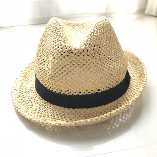 グローバルワーク(GLOBAL WORK)の新品 グローバルワーク ハット ナカオレ ＨＡＴ 帽子 54cm ナチュラル(帽子)