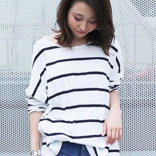 アングリッド(Ungrid)の新品 ungrid カラーボーダーロングスリーブtee(Tシャツ(長袖/七分))