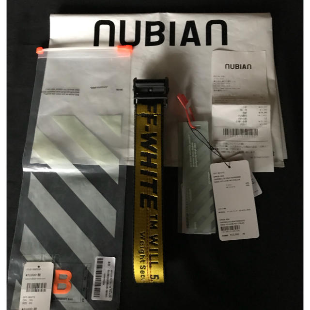 OFF-WHITE(オフホワイト)のoff-white  industrial  belt メンズのファッション小物(ベルト)の商品写真