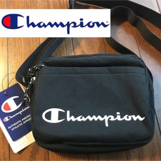 チャンピオン(Champion)の新品 未使用 champion ショルダー ブラック(ショルダーバッグ)