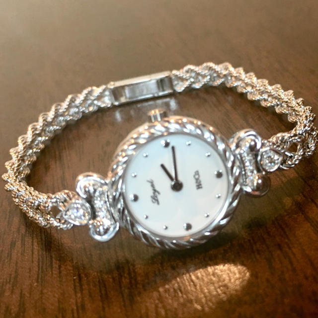 れん   H&Co  k18WGダイヤ付き腕時計
