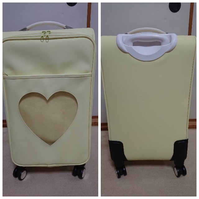 【新品・訳あり】ハートウィンドウキャリーケース レディースのバッグ(スーツケース/キャリーバッグ)の商品写真