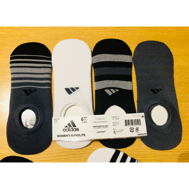 adidas(アディダス)のadidas レディース用靴下 【6足セット】 レディースのレッグウェア(ソックス)の商品写真