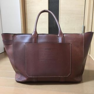 コーチ(COACH)のCOACH  ラスティック レザー ジップトート(ビジネスバッグ)